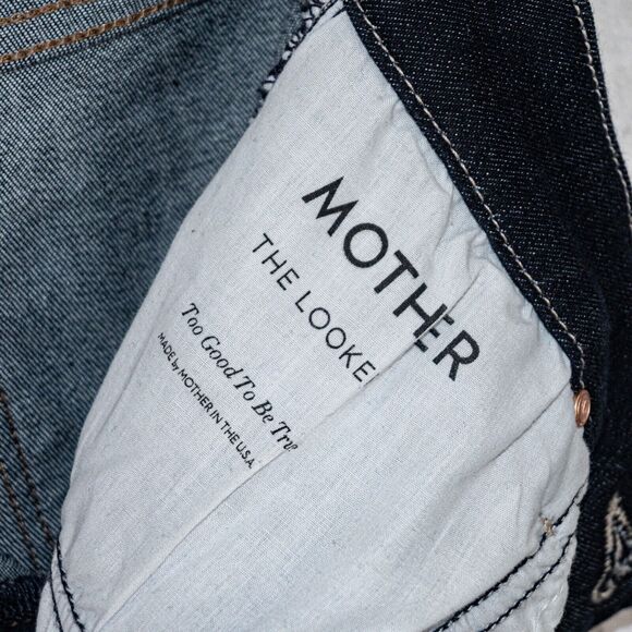MOTHER Denim Women's The Looker Jeans in Blue Too Good To Be True size 27 - Picture 7 of 13